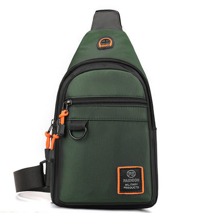 🎒 תיק אלכסוני (Sling Bag) עמיד למים עם תאים מרובים | אחסון מאורגן, רצועה מתכווננת ויציאה לאוזניות 🌧️✨