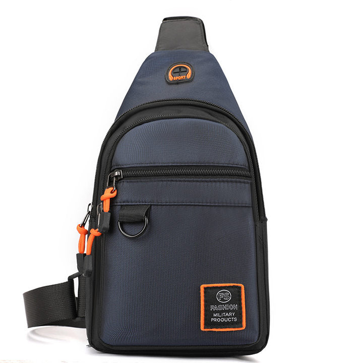 🎒 תיק אלכסוני (Sling Bag) עמיד למים עם תאים מרובים | אחסון מאורגן, רצועה מתכווננת ויציאה לאוזניות 🌧️✨