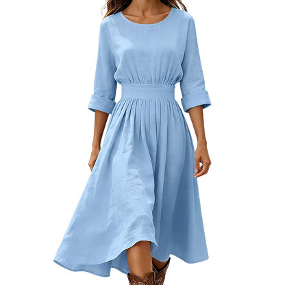 Women's Casual Cinched Waist Dress