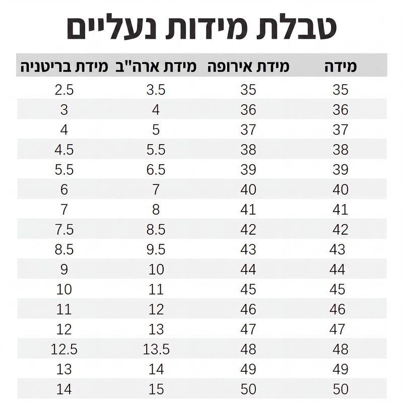 נעלי לופר קז'ואל נושמות לנחליקה לגברים