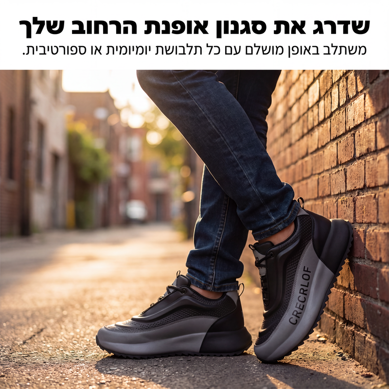 נעלי סניקרס אופנתיות לגברים עם סולייה עבה