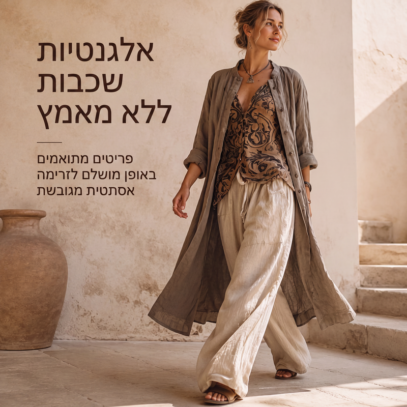 סט 3 חלקים בסגנון קליל