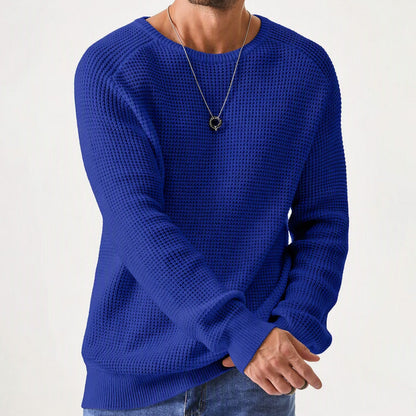 Men's Modern Waffle Knit Sweater