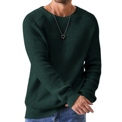 Men's Modern Waffle Knit Sweater