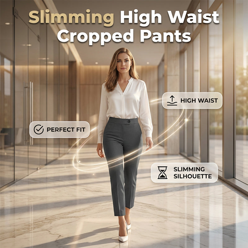 👗✨ מכנסי חליפה גבוהים וקצרים לנשים | 50% הנחה עכשיו! 🔥