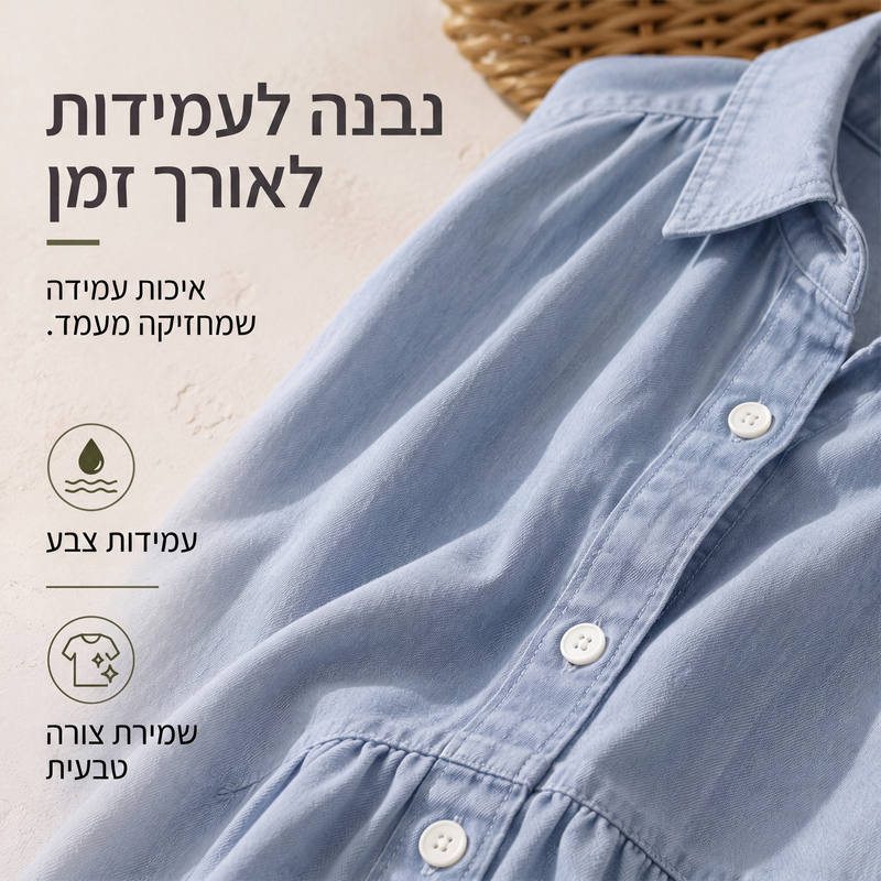 שמלת מקסי נוחה ללא מאמץ