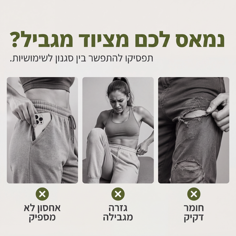 מכנסי קרגו לנשים, ג'וג'רים קלים לחוץ