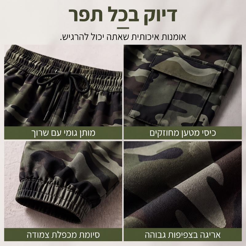 מכנסי קרגו לנשים, ג'וג'רים קלים לחוץ