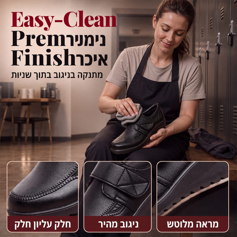 נעלי עבודה נוחות עמידות במים