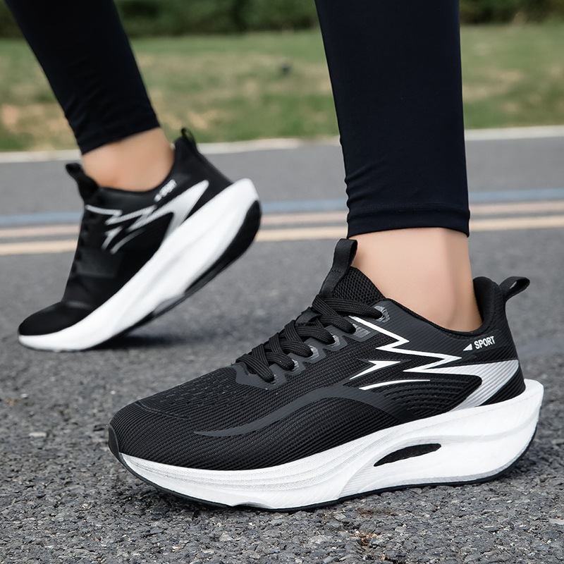 Breathable Mesh Cushioned Running Shoes