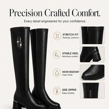 ⌛Limited-Time Offer-Women's Warm Elastic Over-the-Knee Boots