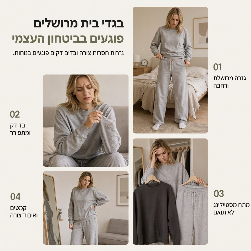 💯 איכות פרימיום | סט שני חלקים לנשים: מעיל רוכסן עבה ומכנסיים רחבים רגליים ⚡משלוח חינם
