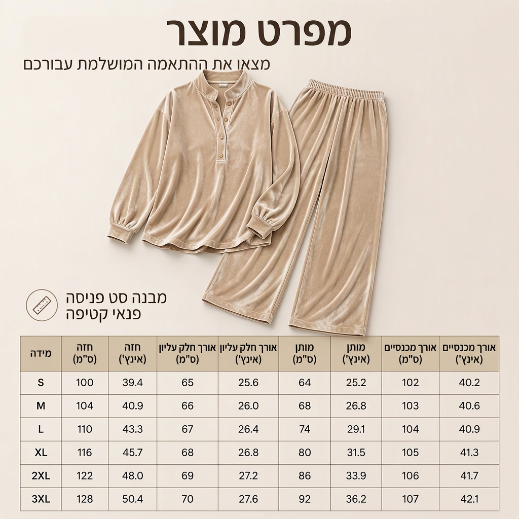 סט חולצת כפתורים ארוכת שרוולים לנשים ומכנסיים ברחב רגליים
