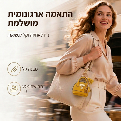מחזיק מפתחות תיק מיני מעטפת מעור PU, ארנק מטבעות לשפתון