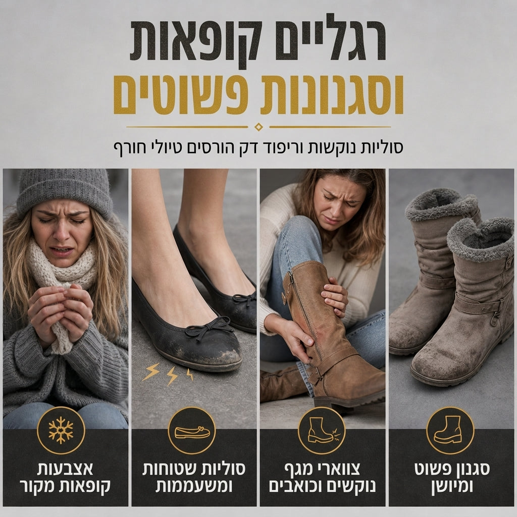 🤎 פרט מערבי, צעדים יציבים יותר | מגפוני נשים עם אבזם ופלטפורמה ⚡ משלוח חינם