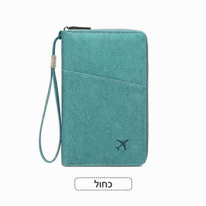 מחזיק דרכונים משפחתי חוסם אותות