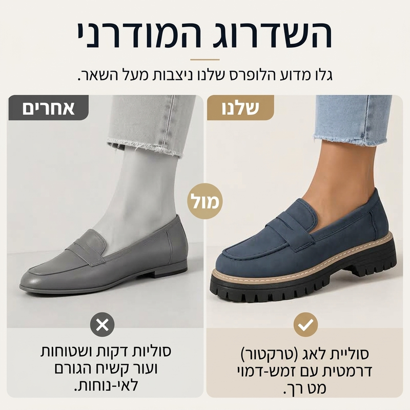 נעלי לופר לנשים ללא שרוכים, סגנון קז'ואל
