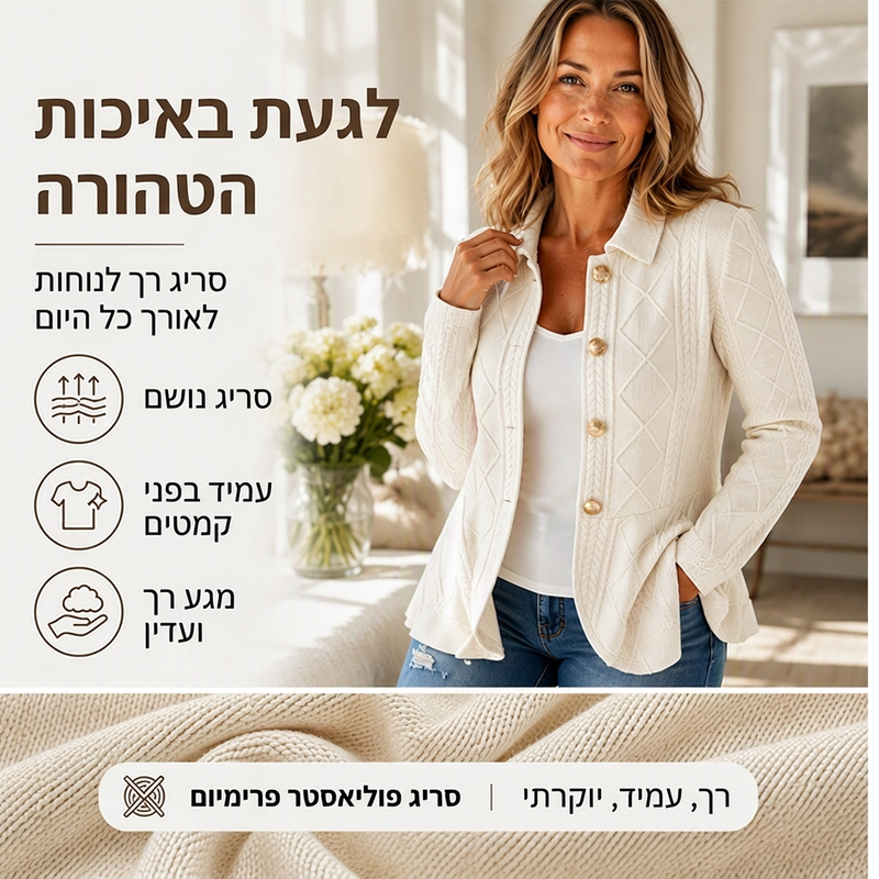 בלזר נשים אלגנטי עם פרחי שרוול מרופדים וחצאית פפלום