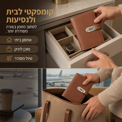 💵 מחברת חיסכון עם מנעול צירוף – 📓 יומן תקציב וחיסכון בכסף מאובטח