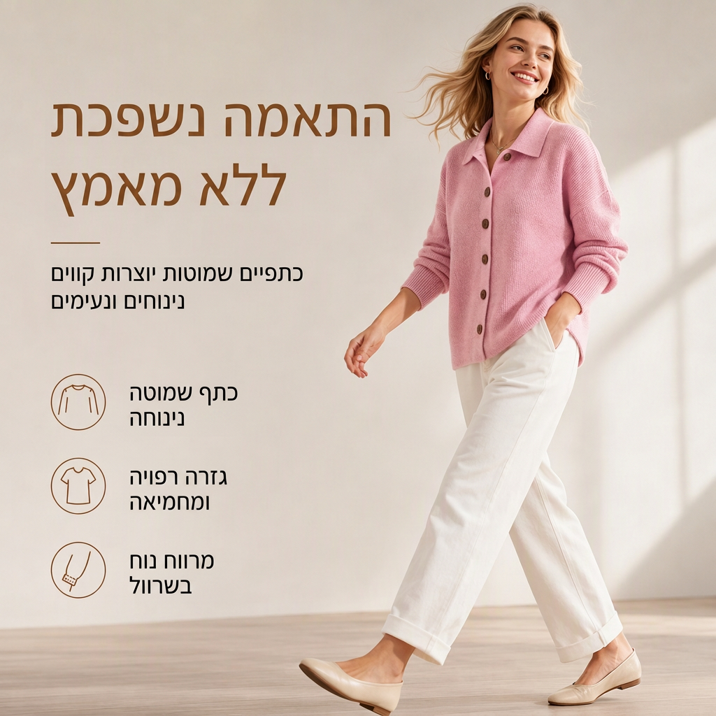 קרדיגן סריגה קז'ואלי לנשים