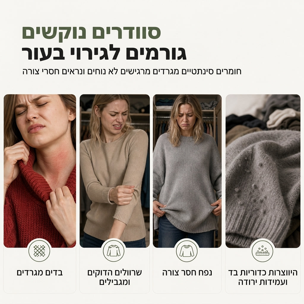 הסוודר הסרוג שמביא נוחות וסטייל ללבוש יומיומי