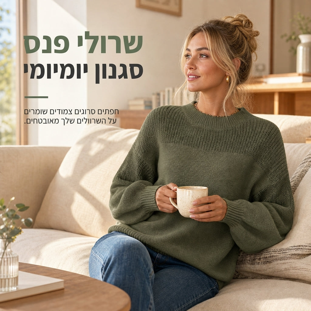 הסוודר הסרוג שמביא נוחות וסטייל ללבוש יומיומי