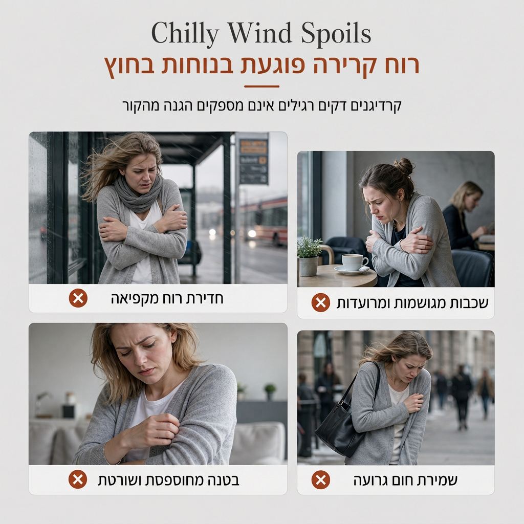💖מבצע ענק של בלאק פריידי - 50% הנחה!💖 🌼סוודר נשים באורך בינוני עם ברדס ובטנת כותנה