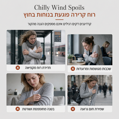 💖מבצע ענק של בלאק פריידי - 50% הנחה!💖 🌼סוודר נשים באורך בינוני עם ברדס ובטנת כותנה