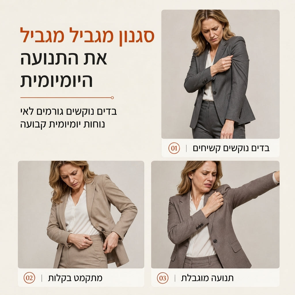 💖סט שני פריטים אלגנטי לנשים לסתיו, עם מעיל רטרו ארוך שרוולים ומכנסיים פשוטים