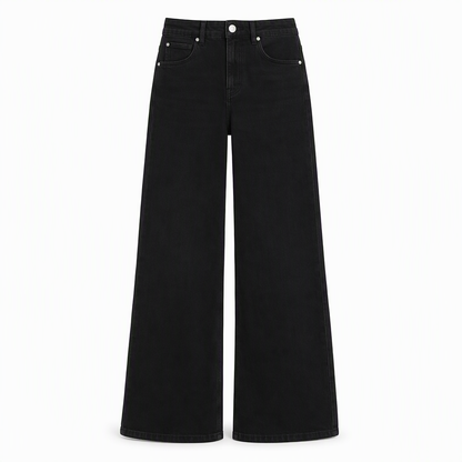 👖 חתך ישר מחמיא, התאמה נוחה של רוז | ג'ינס דגנים מזדמנים של נשים