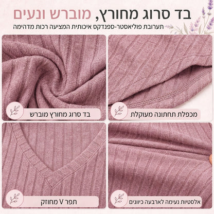☁️ חולצת טי מגולפת ומברשת לנשים במידות גדולות – חומר פרימיום, נושמת ונעימה תמיד – פריט חוצה לארון הבגדים שלך – עכשיו 50% הנחה!