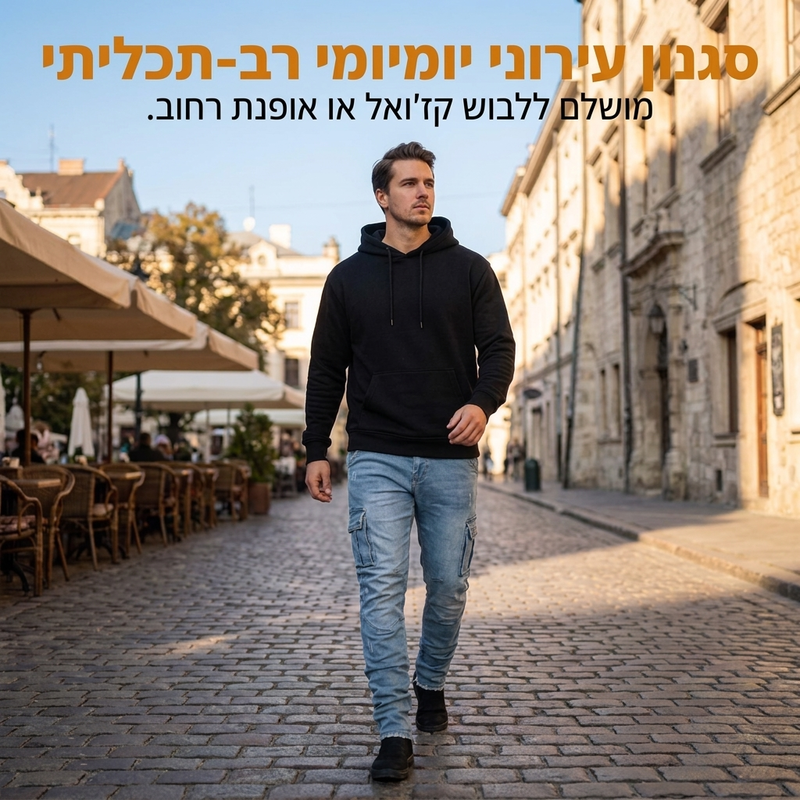 מכנסי דנים קארפוים בחיתוך צר