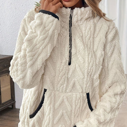 ☀️ סווטשירט fleece נעים | רך כמו ענן + כיסים גדולים במיוחד