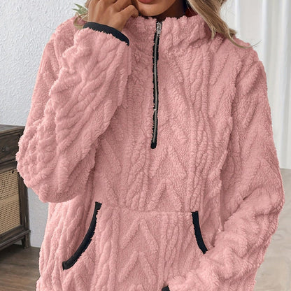 ☀️ סווטשירט fleece נעים | רך כמו ענן + כיסים גדולים במיוחד