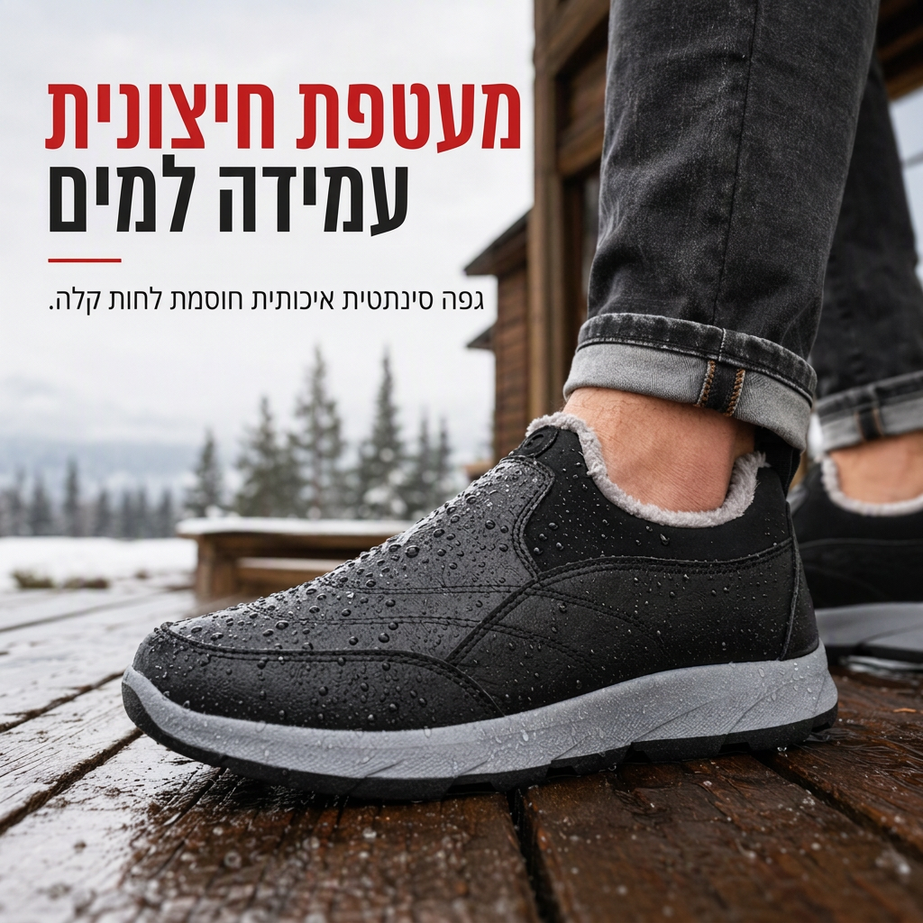 ❄️ חום מוכן לקור, צעד יבש ובטוח | מגפיים לגבר בטמון פייזה, עמידים למים, עד לקרסול