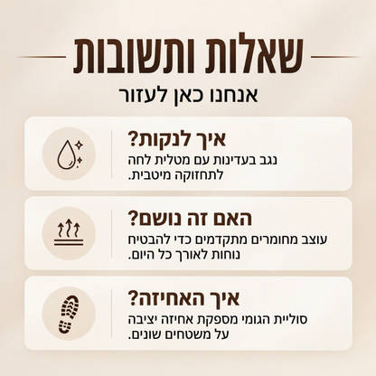 מגפי צ'לסי וינטג' לגברים עם פאטת החלקה