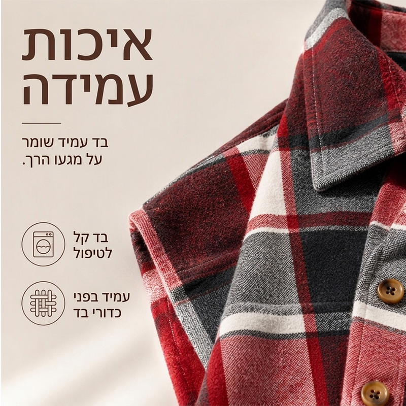 אפוד נשים משובש עם כפתורים וכיסים