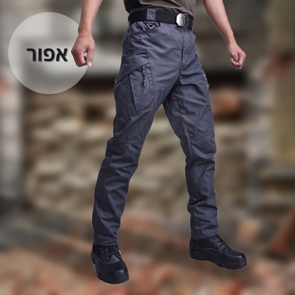 מכנסיים טקטיים עמידים למים, עמידים בפני שחיקה ובעלי מספר כיסים
