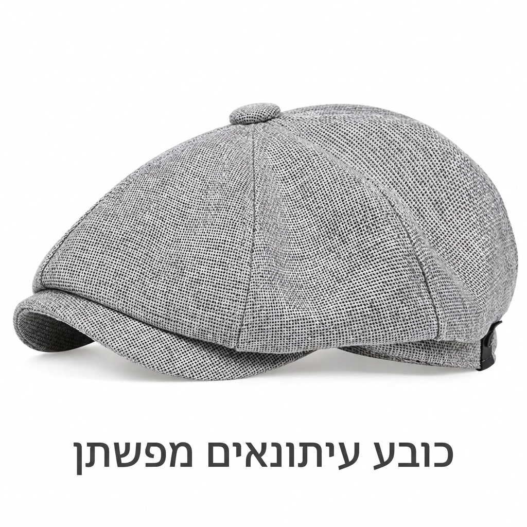🧢 כועת נולסבוי יוניסקס בסגנון בריטי וינטג' | בלי כובע משעמם, בלי התאמה לא נוחה – קלאסי וקז'ואל ללבוש יומי וליציאות ✨