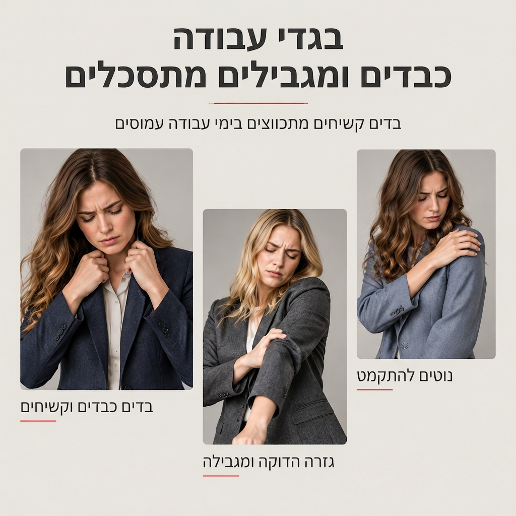 ז'קט בלייזר קז'ואלי לנשים עם פתח קדמי