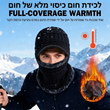🌸מבצע חם 50% הנחה❄️ בלוקלאבה חורפי 3 ב-1, כובע מבודד עם משקפי מגן