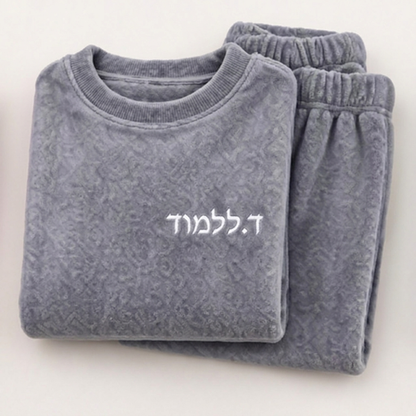 ערכת פיג'מה מפלשת אלמוגים נעימה וחמה לנשים