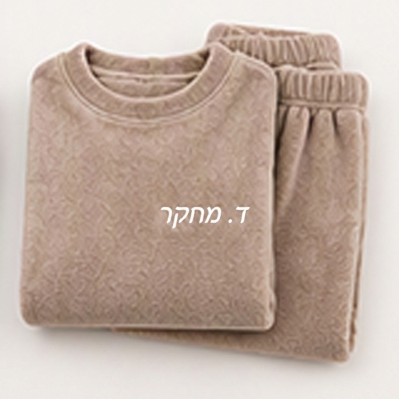 ערכת פיג'מה מפלשת אלמוגים נעימה וחמה לנשים