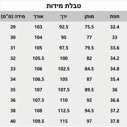 ✨ ג'ינס לגברים בטנה חמה, בגזרה ישרה — דנים עמיד ונוח 👖