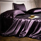 25 Momme Luxury Pure Mulberry Silk Bedding Set of 4（1x Quilt Cover + 1x Bedsheet + 2x Pillowcases）