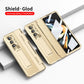 Samsung Z Fold 3 4 folding screen plain leather electroplated all-inclusive mobile phone case