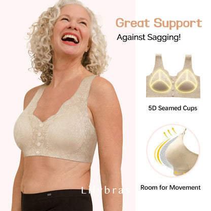 ZERO FEEL Lace Full Coverage Front Closure Bra