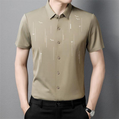 2024 Summer Anti-wrinkle Ice Silk Shirt