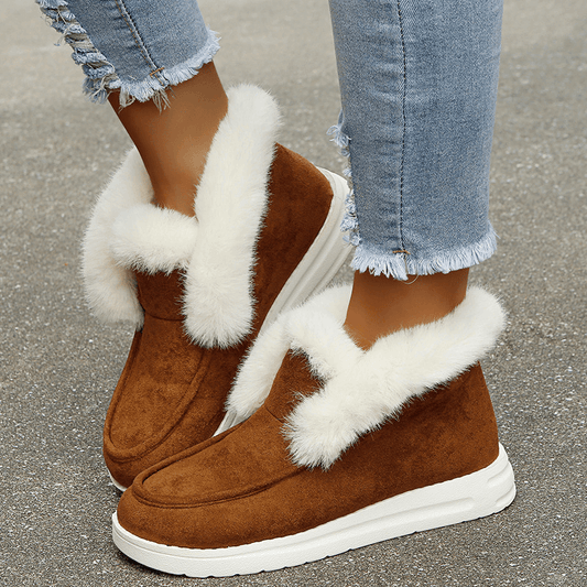 Comfortable and warm slip-on boots🔥free shipping