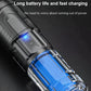 🔦【Family Essentials】White Laser Telescopic Zoom Flashlight